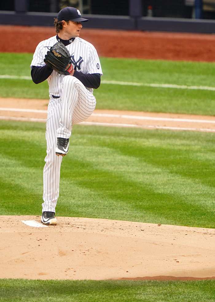 Harkins claims that he made special orders of sticky stuff for aces Scherzer (top) and Cole (bottom).